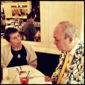 Dr. Brobson Lutz and YHN's mum at Galatoire's